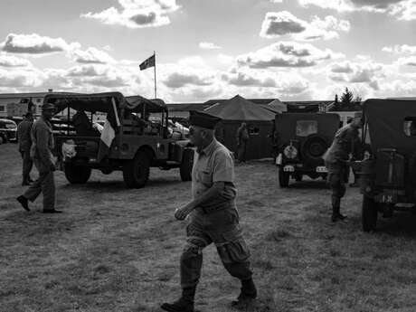 Campement seconde guerre mondiale au Fort la Prée