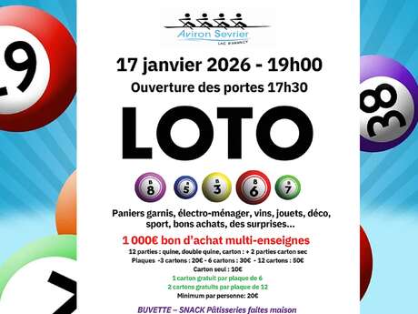 Loto du Club d'Aviron de Sevrier