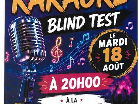 Soirée Blind Test et Karaoké à la Brasserie du Petit Lac !