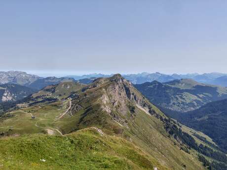 Walking route -Tête de Lindaret - Pointe de Chésery from Bassachaux