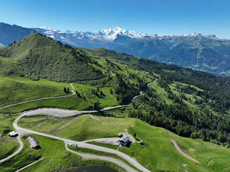 Itinéraire pédestre : rando'bus Descente de Joux Plane