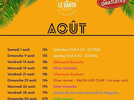 Diner Animé - SALON LIVE CLUB