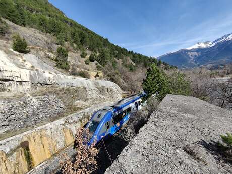 Concours photo "le train passe à Réotier"