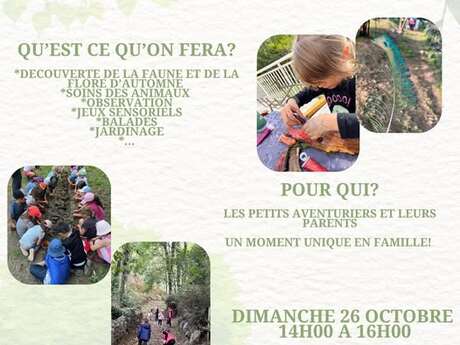 Ferme de P.A.N : Curso "Escuela al aire libre Ferme de P.A.N : Curso "Escuela al aire libre