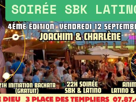 SoiréeSBK BACHATA à la GUINGUETTE DE LA VILLE DIEU DU TEMPLE