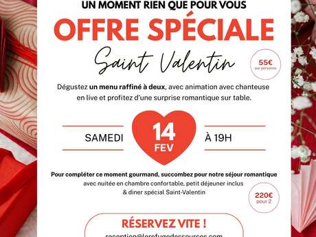 Saint Valentin au Refuge des Sources