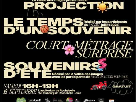 Projections de films "Le temps d'un souvenir" & "Souvenirs d'été"