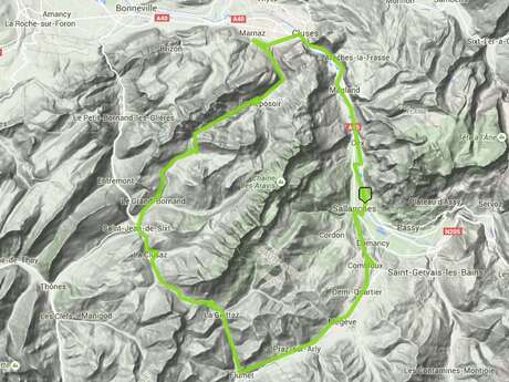 Circuit cyclo Sallanches/Aravis/Colombière