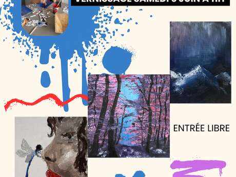 Exposition de peintures de l'artiste "Paintartom"