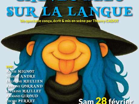 Un cheveu bleu sur la langue