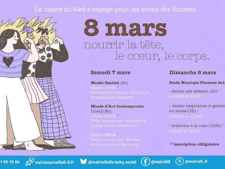 Journée Internationale des Droits de la Femme dans le 6&8