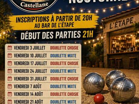 Vendredi Pétanque  Nocturne