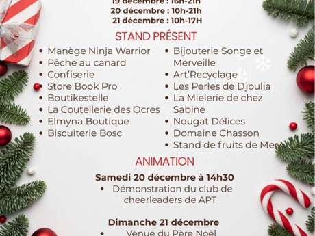 Marché de Noël à Roussillon