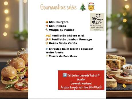 Menu de Noël - Delicîo Gatô
