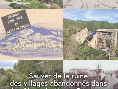 Conférence - Sauver de la ruine des villages abandonnés dans les Alpes-de-Haute-Provence
