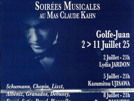 Soirée Piano au Mas Claude Kahn Soirée Piano au Mas Claude Kahn