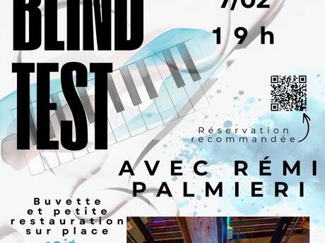 SOIRÉE BLIND TEST EN LIVE  avec Rémi Palmieri