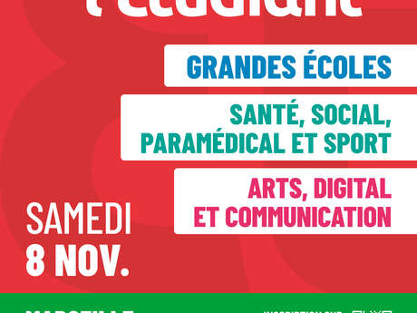 Salon arts, digital et communication - Salon grandes écoles - Salon santé social, paramédical et sport