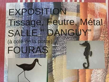 Exposition tissage, feutre, métal
