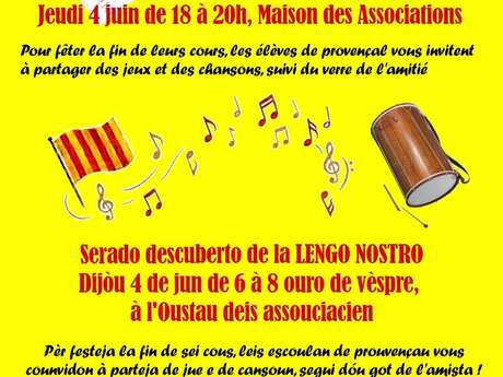 Soirée découverte de la "Lengo Nostro"
