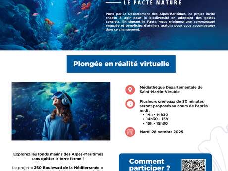 Plongez dans les fonds marins sans bouger de la terre ferme !