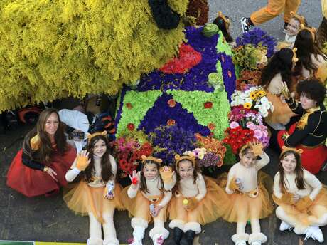 Mimosa festival in Sainte-Maxime