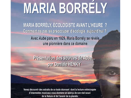 Veillée autour de Maria Borrély