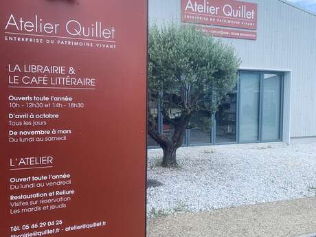 Le jardin littéraire de la Librairie Quillet