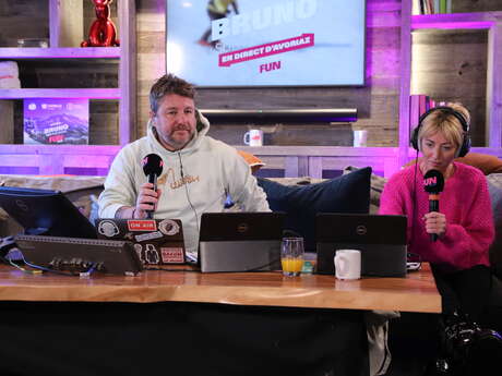 Bruno sur Fun Radio à Avoriaz !