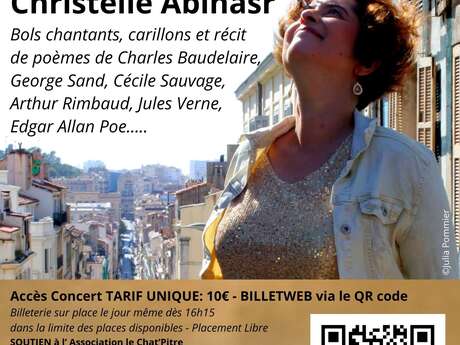 Concert Christelle Abinasr, bols chantants, carillons et récit