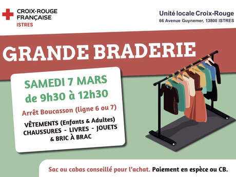 Grande braderie de la Croix Rouge