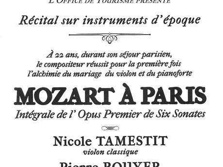 Concert - Mozart à Paris
