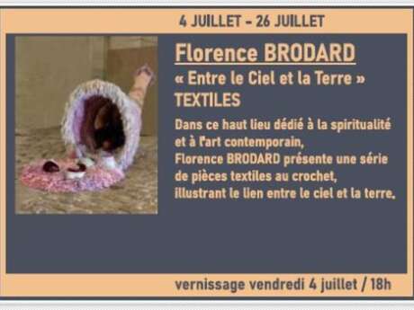 Exposition Textiles "Entre le Ciel et la Terre" de Florence Brodard - Art dans la Nef