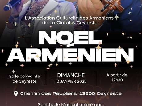 Noël Arménien - Spectacle Musical avec Repas Traditionnel Arménien