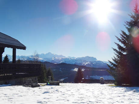 Mont Caly en raquettes hiver