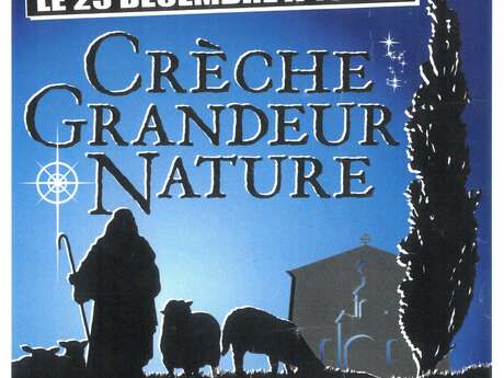 Crèche grandeur nature