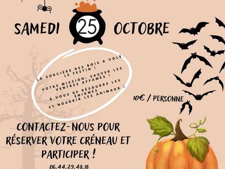 Halloween, chasse aux trésors...