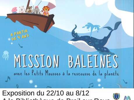 Exposition  à la découverte des baleines