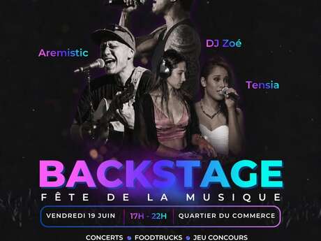 Backstage - Fête de la Musique