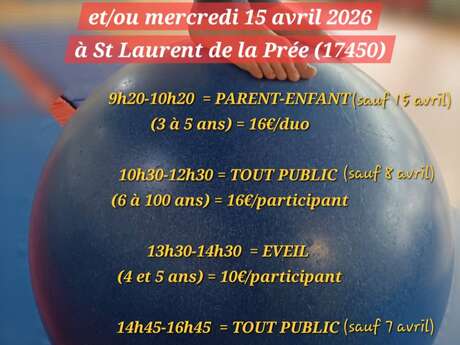 Atelier Cirque Vacances d'Avril