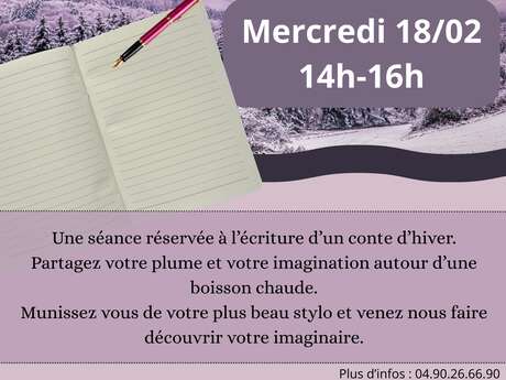Atelier d'écriture février 2026