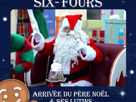 Arrivée du Père Noël et ses lutins