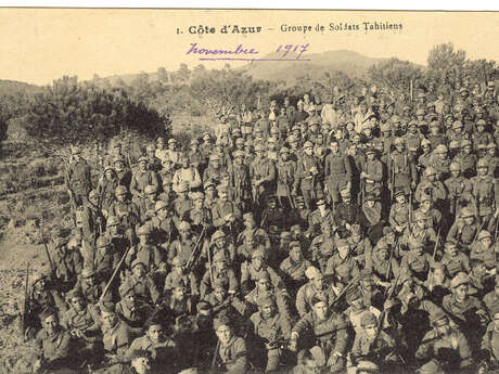 Hommage aux Poilus Tahitiens dans le Var