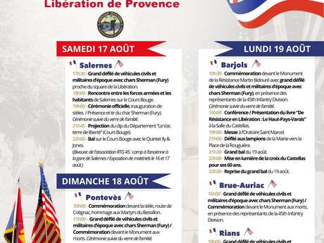 Fête de la libération : commémoration, défilé de lampions et bal populaire