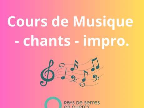 Cours de Musique - chants - impro.