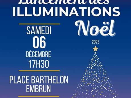 Launch of the Christmas lights in Embrun