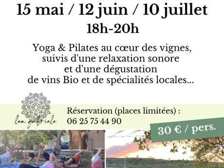 Yoga/Pilates Apéro dans les vignes de Cabran