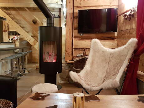 Chalet Le Bois du Roc avec spa