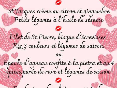 La Saint Valentin à l'Auberge Saint-Roch