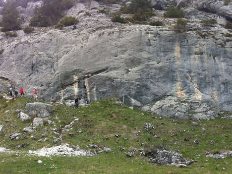 Falaise du col des Glières